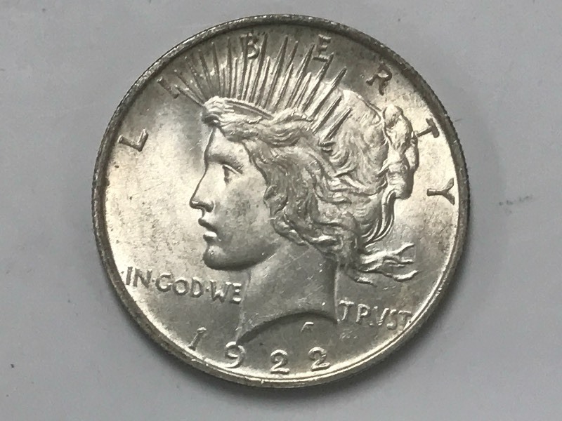 1922 Peace Silver Dollar ...