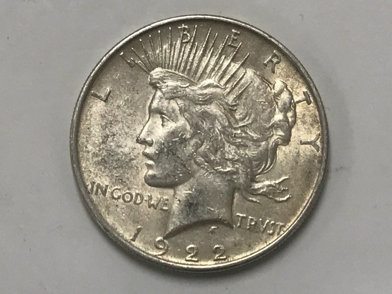 1922 Peace Silver Dollar ...