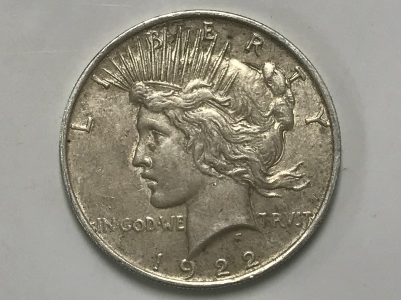 1922 Peace Silver Dollar ...