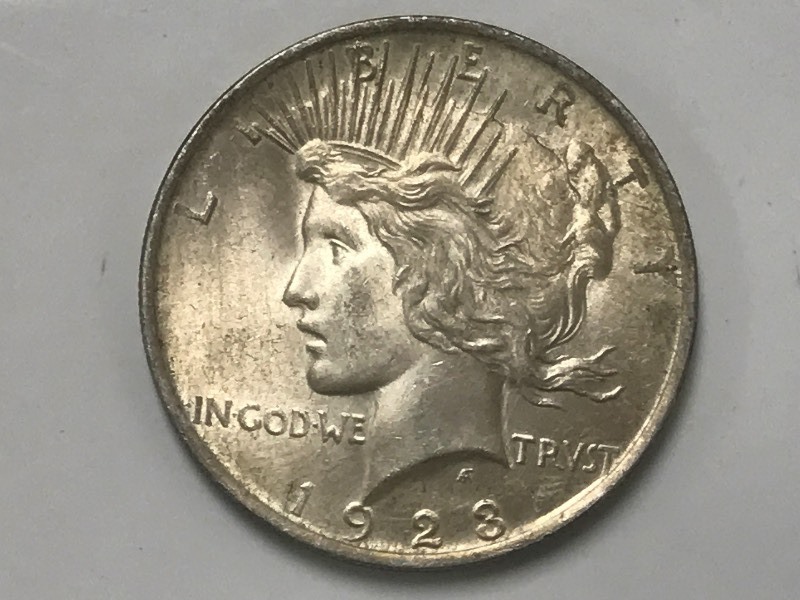 1923 Peace Silver Dollar ...
