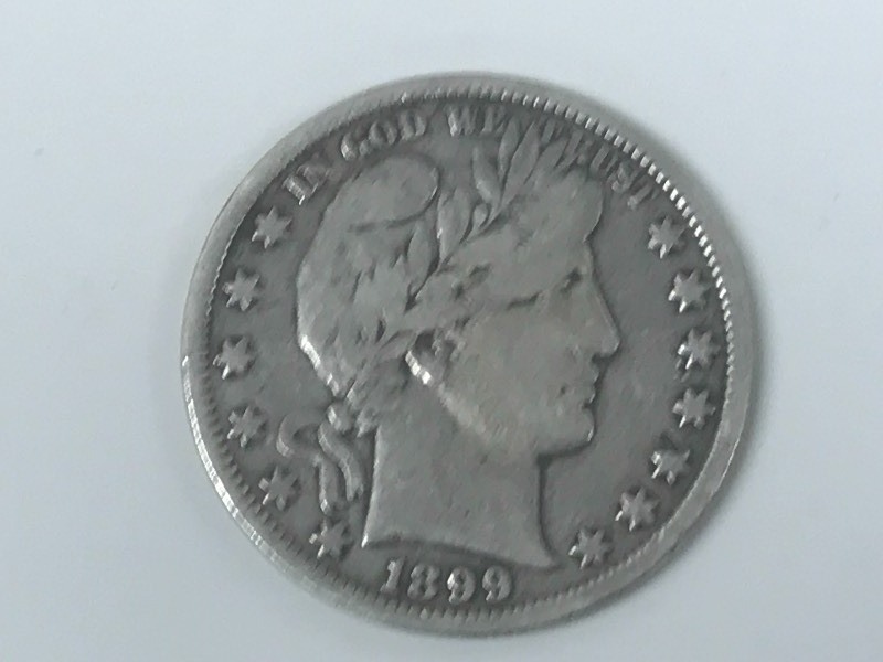 1899 Barber Silver Half Dollar ...