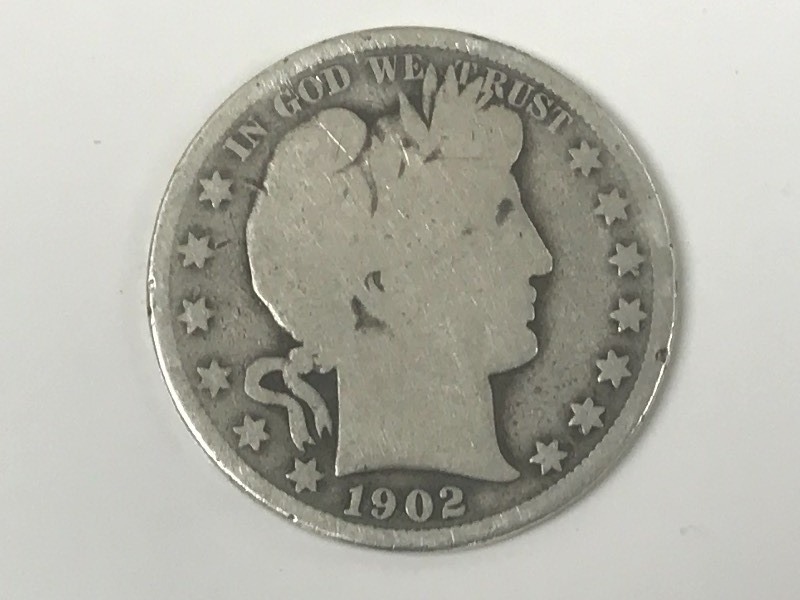 1902 Barber Silver Half Dollar ...