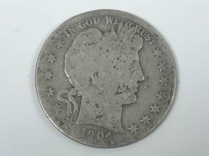 1904 Barber Silver Half Dollar ...