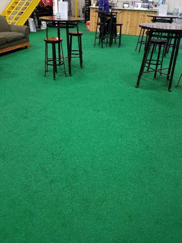 1,734 ft� of 38 Thick Padded Heavy Duty Indoor Sports Turf