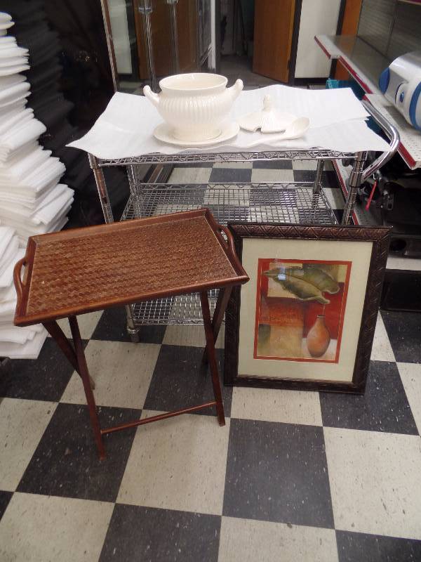 Tureen, Picture & TV Tray