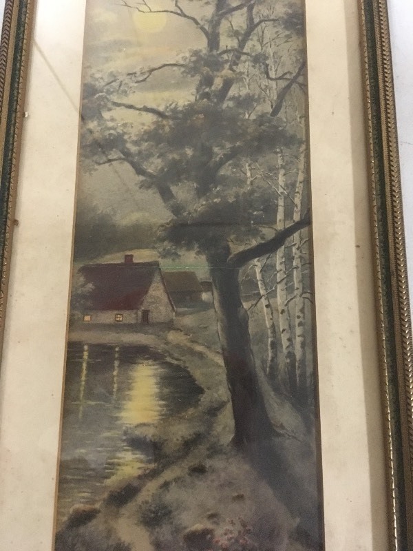lot 7 image: Framed Print F.S. Burgy 1924