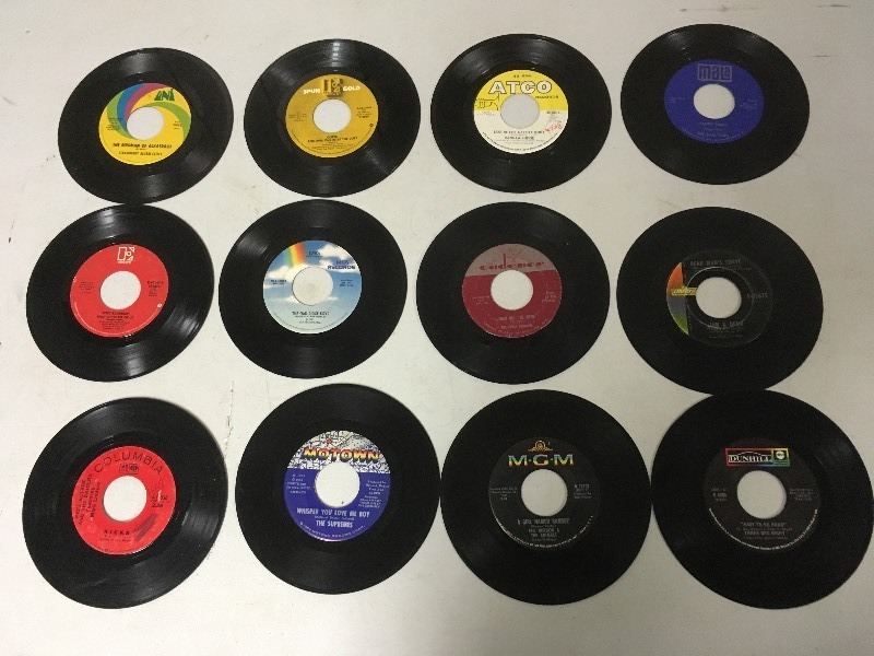 Records 45 no sleeves