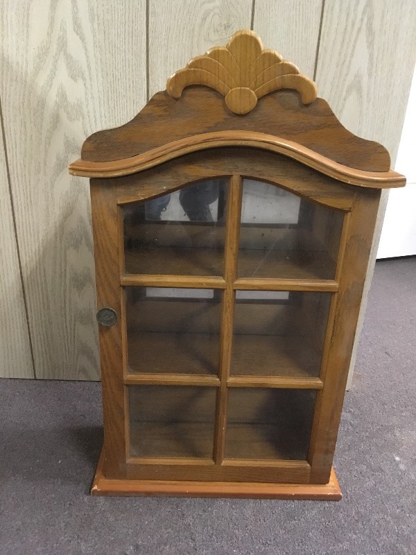 Curio Cabinet with Glass Door