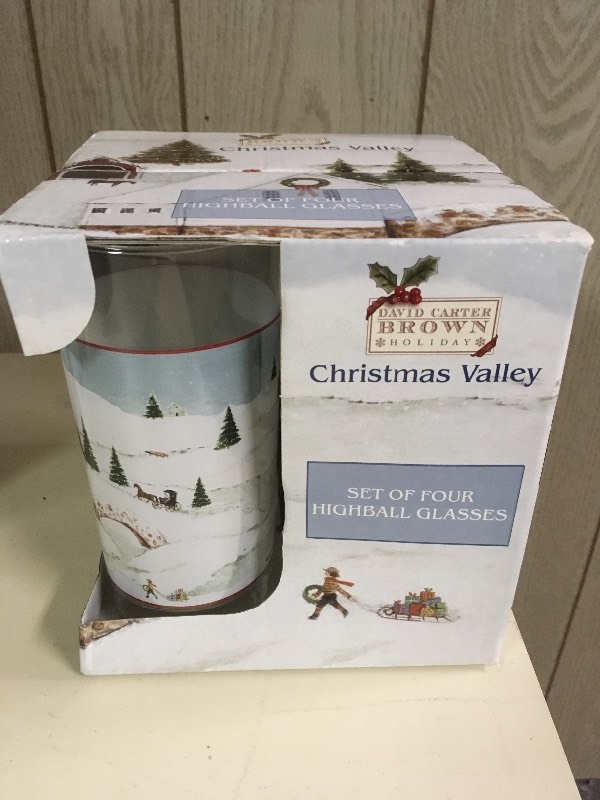 Christmas Valley 16 oz Highball Glasses