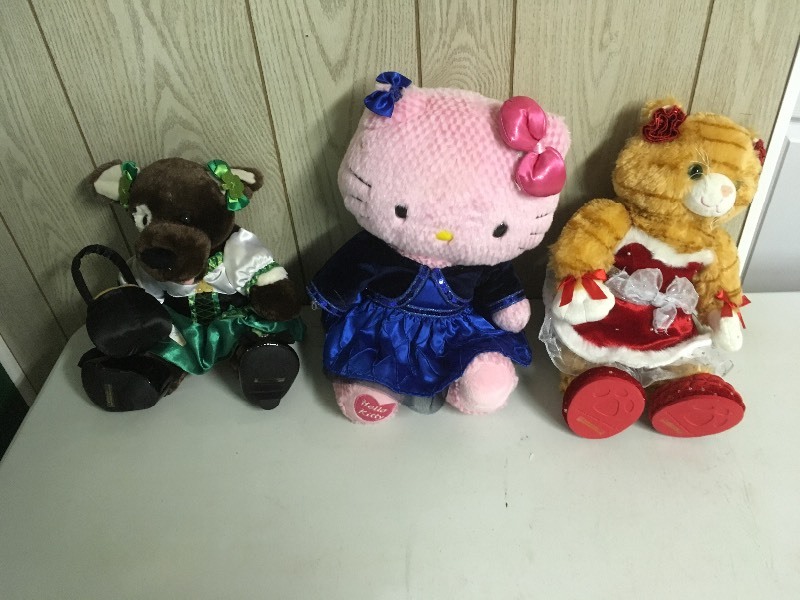 Build a Bear Stuffed Animals in Outfits
