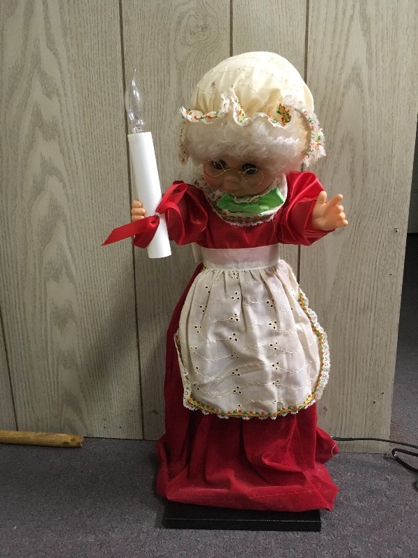 Vintage Mrs Santa Motion & Light