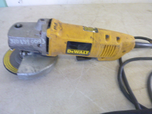 lot 11 image: DeWalt Angle Grinder