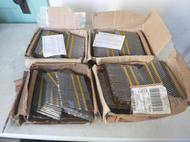 lot 32 image: 4 Boxes of Nail Gun Nails
