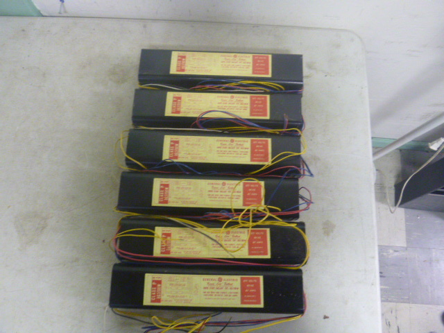 lot 101 image: 6 GE Rapid Start Ballast