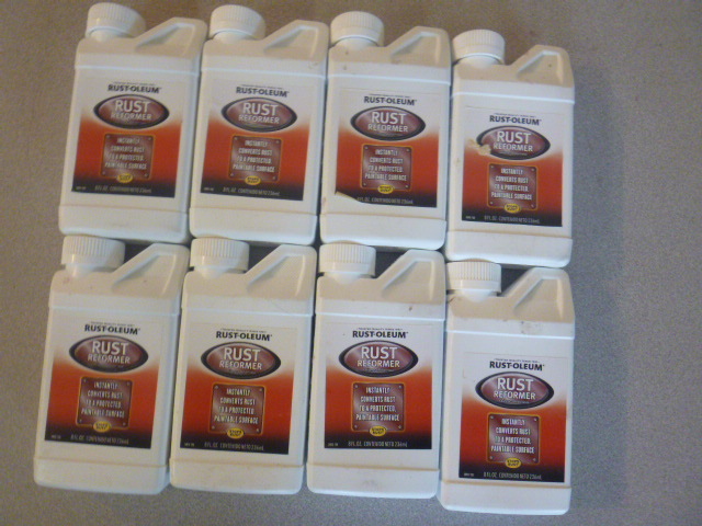 lot 133 image: 8 Bottles of Rust-Oleum Rust Reformer