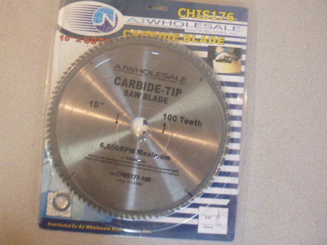 lot 135 image: AJ Wholesale Carbide-Tip Saw Blade