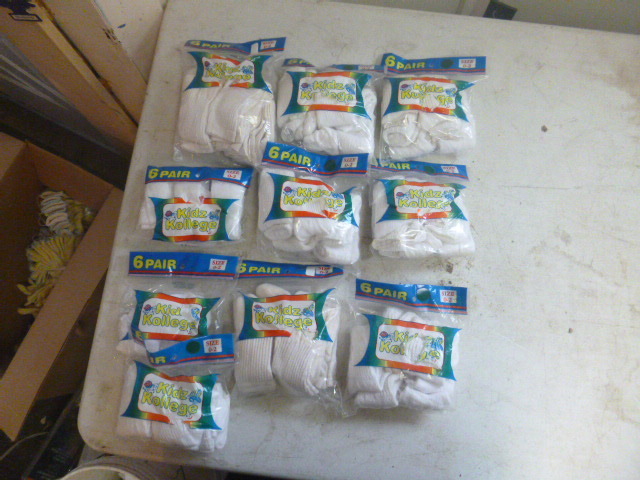lot 182 image: 10 Packs of Kidz Kollege Socks