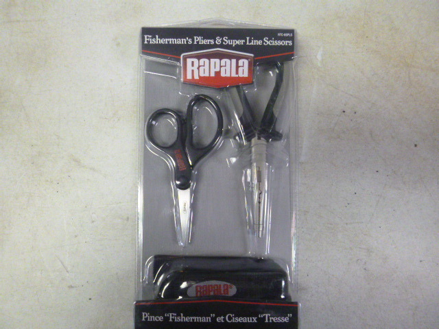 lot 196 image: Rapala Fishermans Pliers and Super Line Scissors