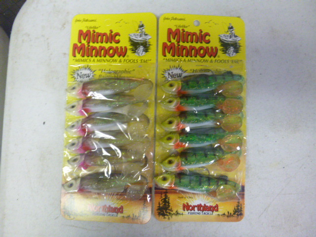 lot 222 image: 2 Packs of Northland Life Like Mimic Minnows