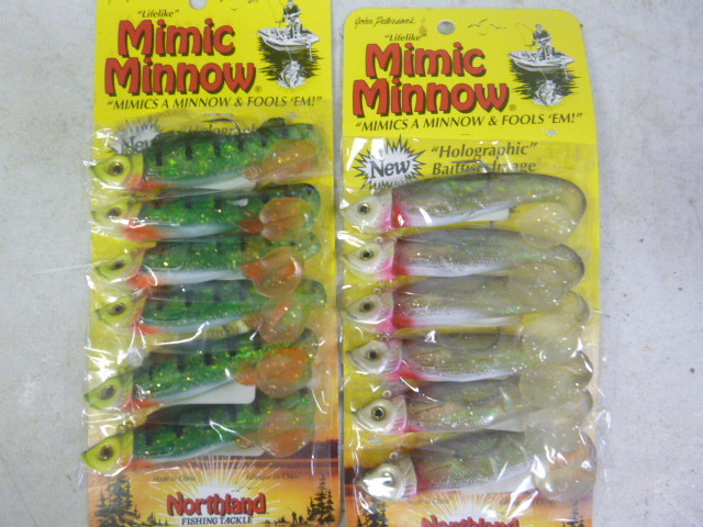 lot 224 image: 2 Packs of Northland Life Like Mimic Minnows