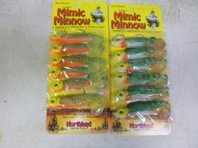 lot 225 image: 2 Packs of Northland Life Like Mimic Minnows
