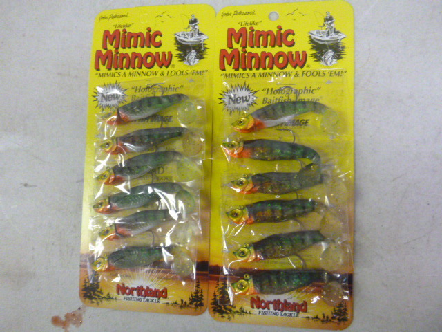 lot 227 image: 2 Packs of Northland Life Like Mimic Minnows