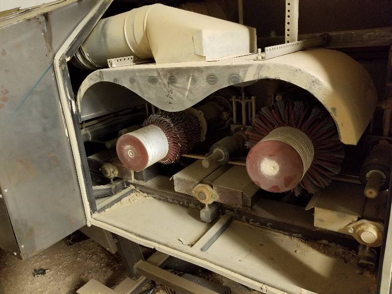 Custom Profile Sander using 3 Dayton 1F798 Adjustable Speed Motor w/ QuickWood Sanding Flap