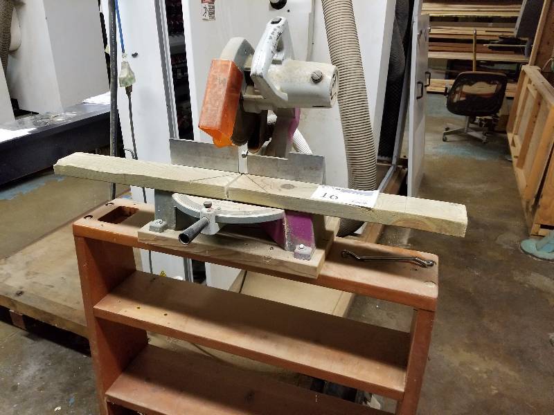 lot 16 image: Rockwell Model 34-010 10 Chop Saw w stand