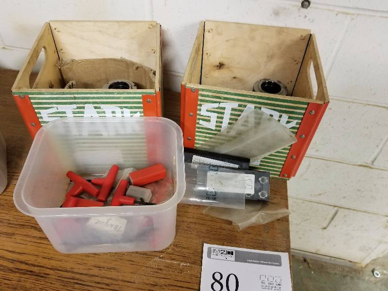 lot 80 image: Stark flooring tongue and groove cutting head set