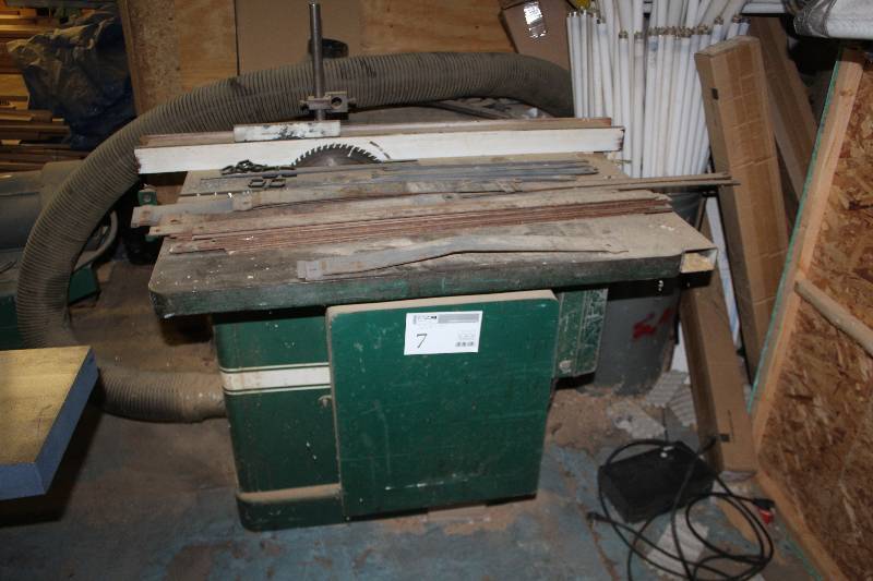 lot 7 image: Powermatic Model 72 Table Saw