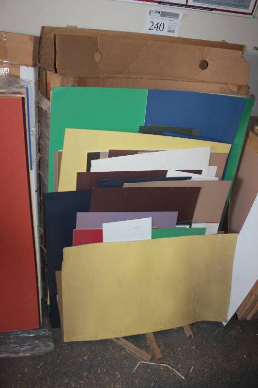 lot 240 image: Large Lot frame matting
