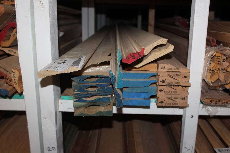 lot 121 image: Shelf of misc. crown and casing