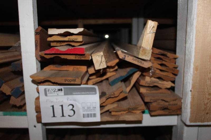 lot 113 image: Shelf of misc. baseboard