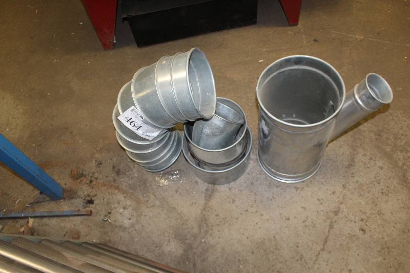 lot 464 image: 5 pcs misc. Dust Collection Fittings