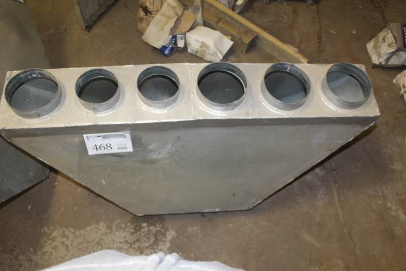 lot 468 image: 14 x 6 port dust collecting custom suction hood