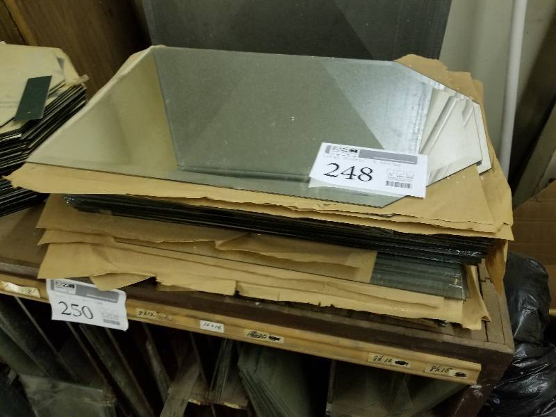 lot 248 image: large lot Misc cut mirrors