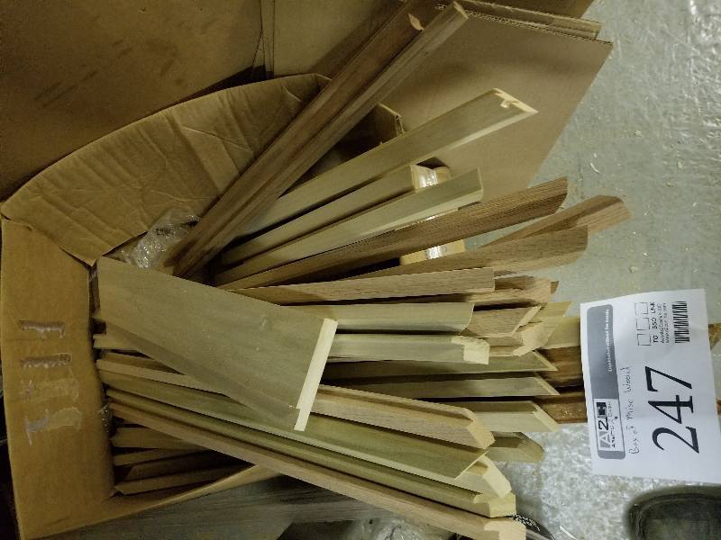 lot 247 image: Misc pieces of cut framing