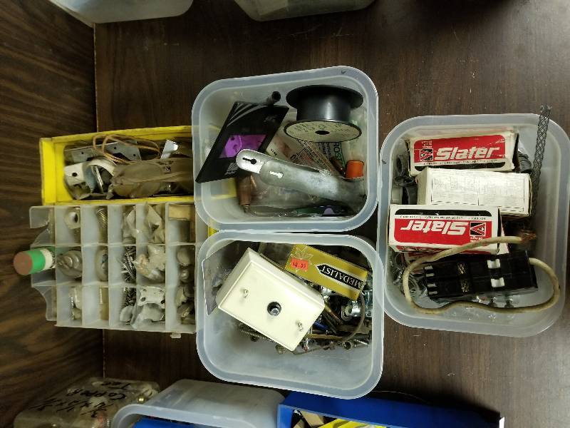 lot 507 image: Lot of (5) Bins of Misc Electrical
