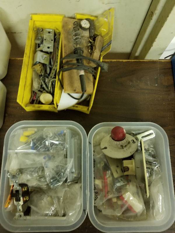 lot 503 image: Lot of (4) Bins of Misc Electrical
