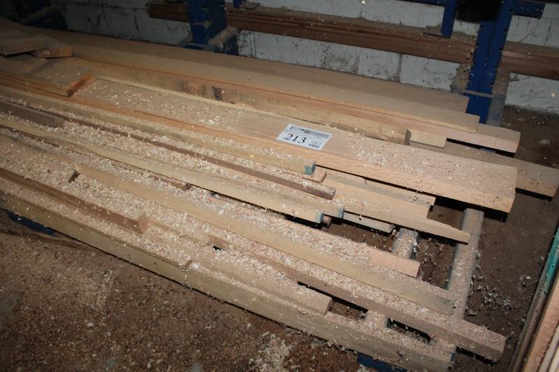 lot 213 image: Floor under shelf wood south wall in bay
