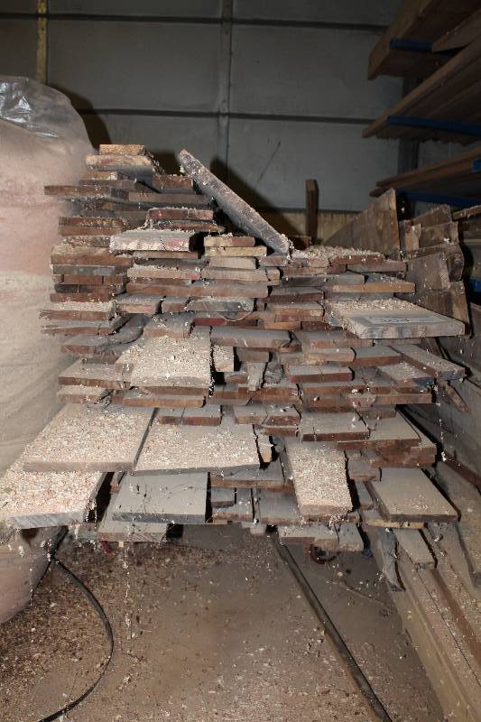 lot 204 image: Half pallet rough wood in bay
