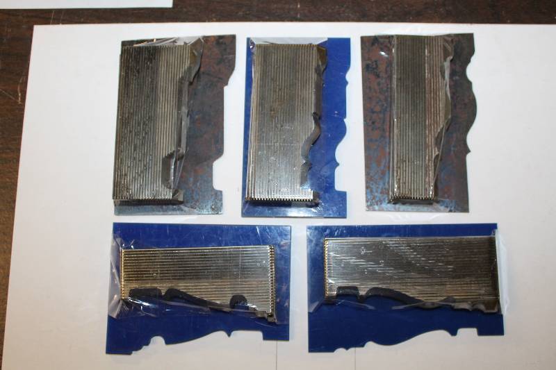 lot 339 image: 5 Casing Profile Knives w Templates