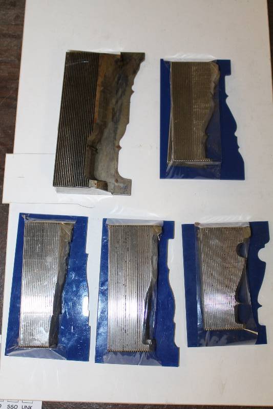 lot 332 image: 5 Casing Profile Knives w Templates