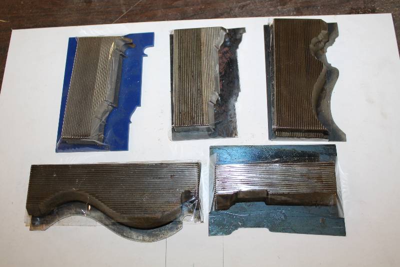 lot 334 image: 5 Casing Profile Knives w Templates