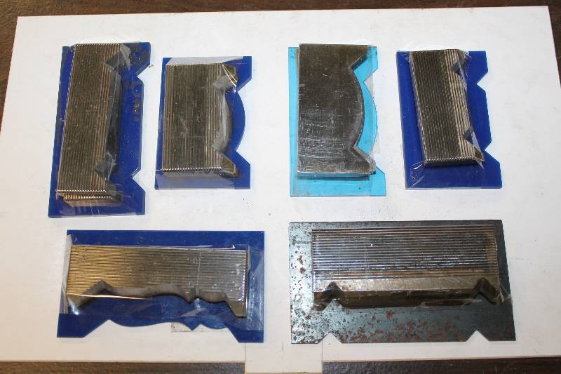 lot 349 image: 5 Crown Profile Knives w Templates
