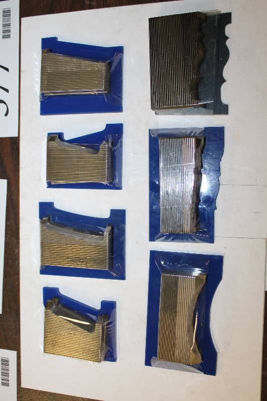 lot 378 image: 5 Casing Profile Knives w Templates