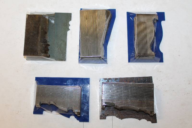 lot 374 image: 5 Casing Profile Knives w Templates