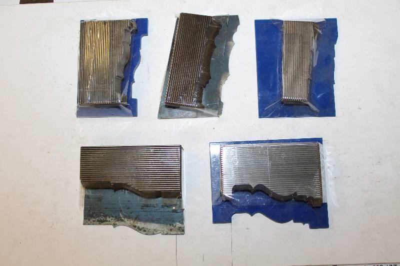 lot 368 image: 5 Casing Profile Knives w Templates