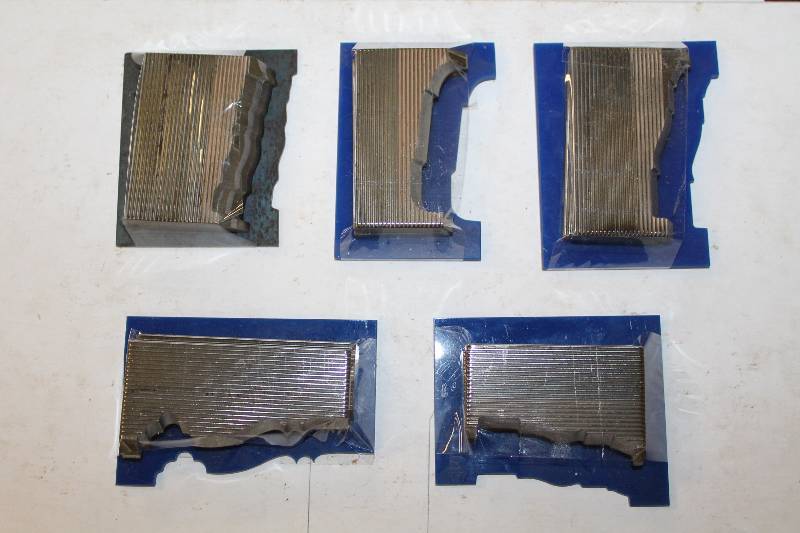 lot 366 image: 5 Casing Profile Knives w Templates