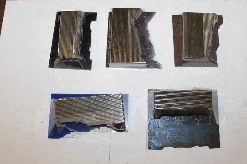 lot 362 image: 5 Casing Profile Knives w Templates